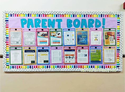 Parent Information Bulletin Board, Parent Information Board Daycare, Parent Board Preschool, Parent Communication Board, Parent Bulletin Boards, Information Bulletin Boards, Parent Room, Head Start Classroom, Decorate Office