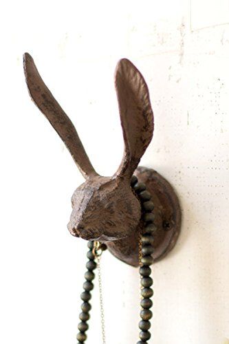 Wild Hare, Rabbit Decor, Bunny Gifts, Antique Iron, Storage Hooks, Antique Inspiration, Coat Hooks, Iron Wall, Unique Home Decor