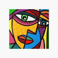 Picasso Art Board Prints | Redbubble Bright Abstract Art, Britto Art, Picasso Inspired, Cubist Art, Picasso Style, Cubism Art, Abstract Face Art, Picasso Art, Art Face