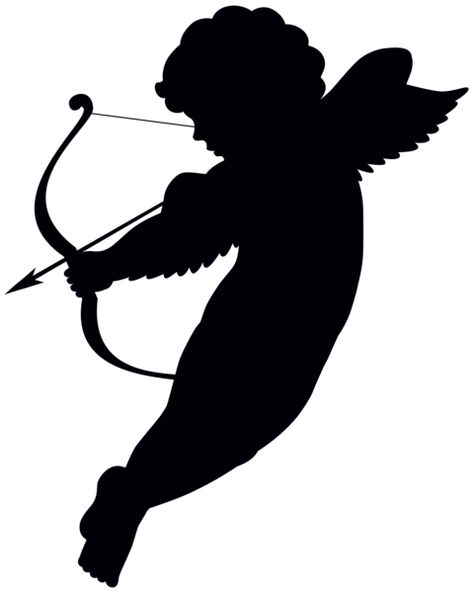 Cupid Drawing, Cupid Tattoo, Face Stencils, Idee Cricut, Lips Drawing, Silhouette Png, Stencil Crafts, St Valentin, Arte Animal