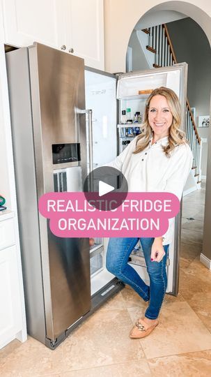 102K views · 3.8K reactions | Organizing tips for your fridge! ⠀ 🩷 Comment “FRIDGE” and I’ll message you my favorite fridge organizers or click the link in my profile then this post. ⠀ When it comes to organizing the fridge I keep it simple. Only use organizers for the never changing items or thing you have in their regularly but leave some room for life to happen. ⠀ Save this post for the next time you tackle kitchen organization or fridge organization. ⠀ #kitchenorganization #homeorganization #organizingtips #organizedhome #fridgeorganization #organizedhome #organizedlife | Jill Koch | Coco & Clair Clair · Pop Star Fridge Side By Side Organization, Organization For Fridge, Fridge Layout Inside, Fridge Organization Layout, Best Fridge Organization, Counter Depth Refrigerator Organization, Subzero Fridge Organization, Lg Refrigerator Organization, How To Organize Refrigerator