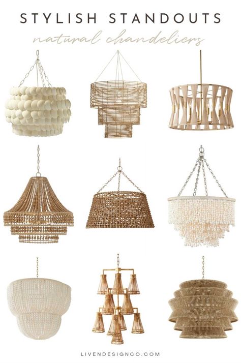 Neutral Dining Room Chandelier, Light Wood Chandelier, Modern Boho Living Room Chandelier, Natural Hanging Light, Boho Shell Chandelier, Beaded Dining Room Chandelier, Coastal Beaded Chandelier, Bohemian Chandelier Dining Room, Natural Chandelier Entryway