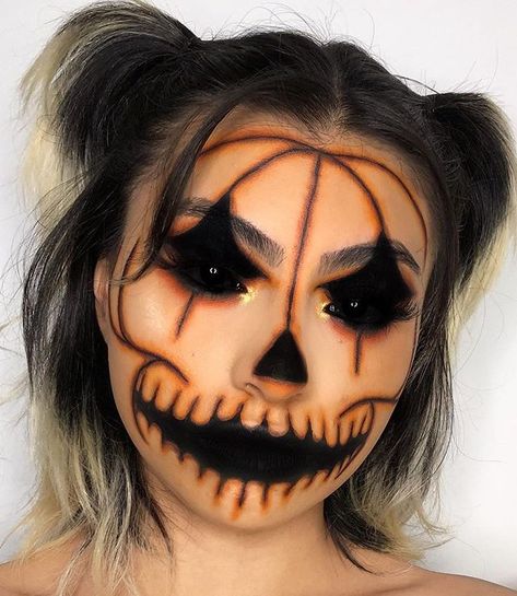 Makeup Horor, Halloween Makeup Clown, Halloweenský Makeup, Uhyggelig Halloween, Holloween Makeup, Creepy Halloween Makeup, Cute Halloween Makeup, Halloween Makeup Diy, Halloween Beauty