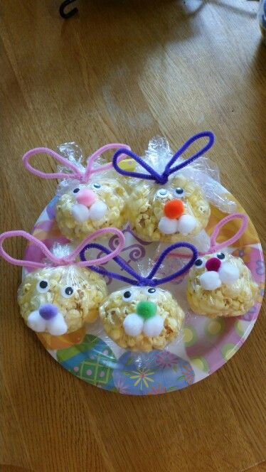 Easter Popcorn, Easter Craft Ideas, Easter Bunny Treats, Easter Snacks, Rabbit Crafts, Popcorn Snacks, Bunny Treats, Easter Craft, Bunny Crafts