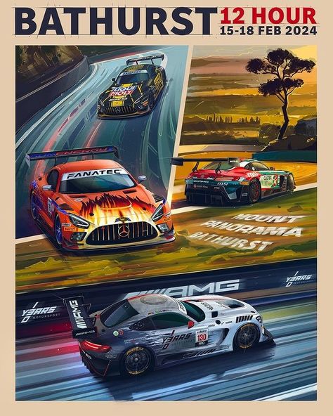 Mount Panorama, Racing Posters, Gt Cars, Instagram Time, Automotive Art, Mercedes Amg, Join Us, This Weekend, Motorsport