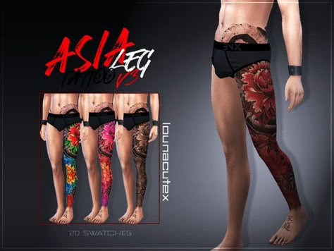 Sims 4 Male Leg Tattoos, Sims 4 Japanese Tattoo Cc, Sims 4 Leg Tattoo Cc, Sims 4 Cc Leg Tattoos, Sims 4 Leg Tattoo, Sims 4 Cc Full Body Tattoos, Sims 4 Yakuza Tattoo, Sims 4 Full Body Tattoo, Japanese Legs