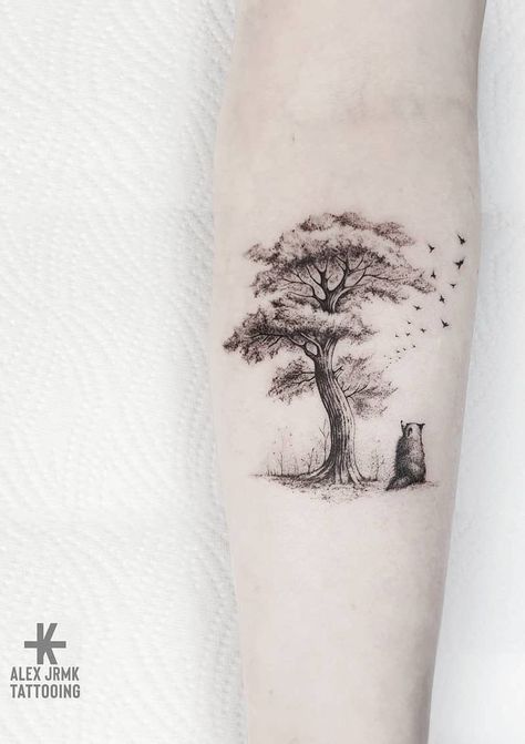 Tattoo Women Flower, Oak Tree Tattoo Sleeve, Natural Tattoos, Bonsai Tattoo, Natur Tattoo Arm, Bonsai Tree Tattoos, Tree Sleeve Tattoo, Oak Tree Tattoo, Mother Nature Tattoos