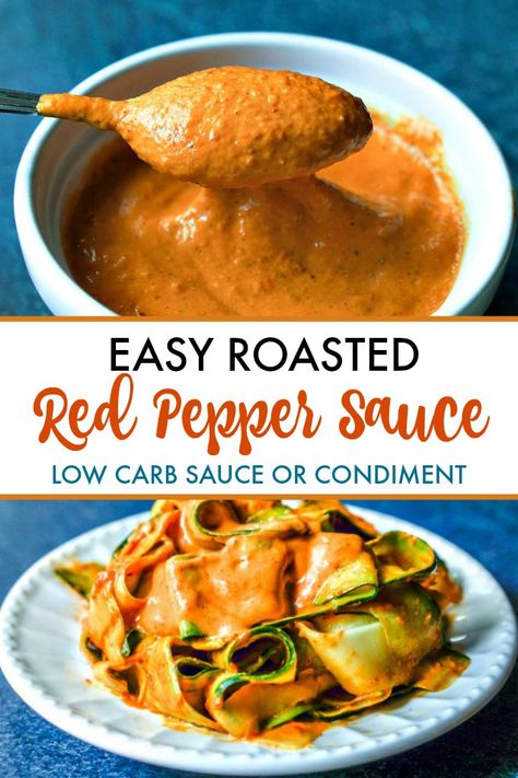 Red Pepper Sauce For Fish, Bell Pepper Sauce Recipe, Red Peppers Recipes, Keto Condensed Milk, Red Bell Pepper Sauce, Sauce For Meat, Red Pepper Sauce Recipe, Roasted Red Peppers Recipes, Ic Friendly Recipes