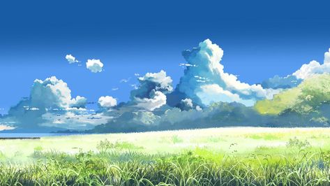 Makoto Shinkai Scenery Wallpapers - Top Free Makoto Shinkai Scenery Backgrounds - WallpaperAccess Background Study, Sf Wallpaper, Anime Landscape, Field Wallpaper, Character Design Cartoon, Graphisches Design, Scenery Background, Anime Backgrounds Wallpapers, Summer Wallpaper