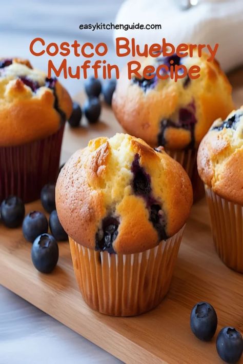 Costco Blueberry Muffin Recipe Copycat, Large Blueberry Muffins Recipe, Costco Muffins Copycat, Costco Copycat Muffins, Costco Blueberry Muffins Copycat, Costco Blueberry Muffin Recipe, Copycat Costco Muffins, Costco Muffin Recipe Copycat, Blueberry Recipes Muffins