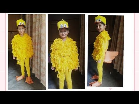 how to make duck's costume at home for kids....#artandcraft #easyway #craftyhands #lifehacks #duck - YouTube Diy Donald Duck Costume, Diy Duck Costume, Duck Costume For Kids, Duck Costume Diy, Toddler Duck Costume, Duckling Costume, Donald Duck Costume, Duck Costume, Duck Costumes