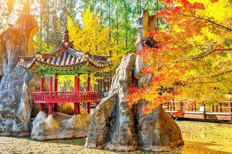 Top 20 Seoul Attractions Tourists Must Visit in 2024 Nami Island Korea, Seoul Attractions, Seoul Itinerary, Bukchon Hanok Village, Nami Island, Seoul Travel, South Korea Travel, Korea Travel, Tourist Spots