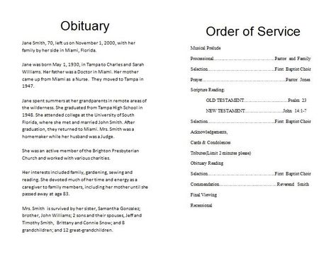 The Funeral-Memorial Program Blog: How To Write a Funeral Program Obituary - Template Memorial Pamphlet, Drooping Eyelid, Obituary Ideas, Obituaries Ideas, Memorial Service Program, Memorial Services, Obituaries Template, Memorial Program, Order Of Service