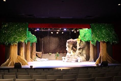 Book Set Design, Jungle Book Costumes, Lion King Jr, Jungle Decor, Dance Program, Kids Theater, Stage Set Design, Set Design Theatre, Welcome To The Jungle