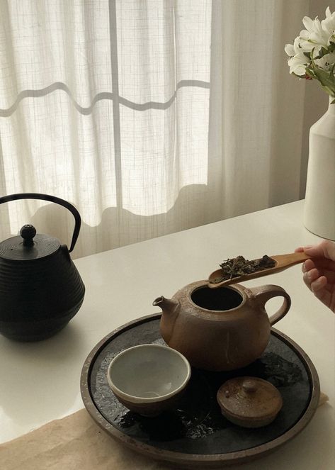 Tea Aesthetic Japanese, Tea Japanese Aesthetic, Tea Maker Aesthetic, Brewing Tea Aesthetic, Chinese Tea Set Aesthetic, Japanese Green Tea Aesthetic, Tea Corner Aesthetic, Japanese Tea Set Aesthetic, Asian Tea Aesthetic