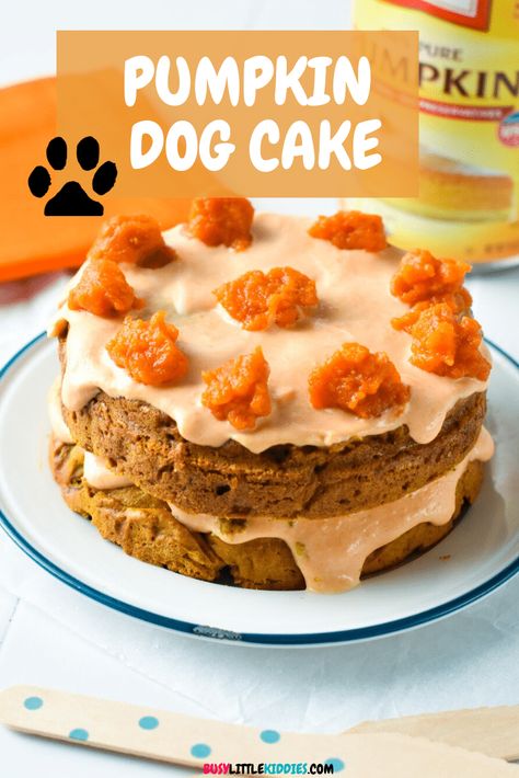 Cake Mix For Dogs, Dog Pumpkin Birthday Cake, Birthday Cake For Puppies, Pumpkin Puree Dog Recipes, Dog Cake Homemade Easy, Dog Friendly Pumpkin Cake, Dog Birthday Cake Easy Pumpkin, Easy Pup Cake Recipe, Birthday Treats For Dogs Easy