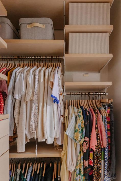 Kids Closet Design, Elfa Closet System, Ikea Pax System, Decor Closet, Elfa Closet, Pax System, Closet Organizer With Drawers, Closet Rods, Attic Space