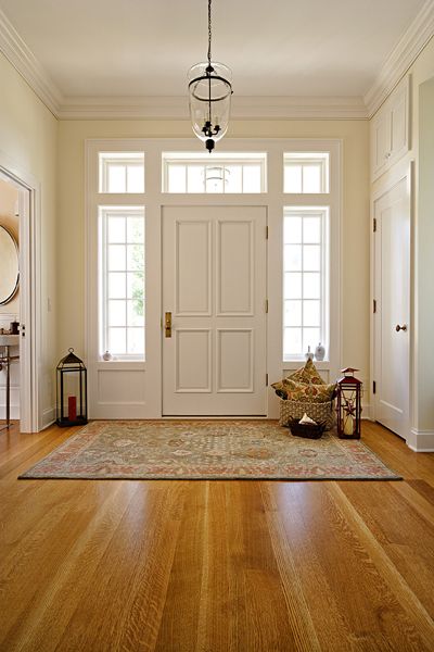 Hardwood Entryway, Houses Beach, Contemporary Garage Doors, Internal French Doors, Houses Interior, Beautiful Front Doors, New Urbanism, Home Door Design, Entrance Door Design