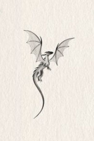 Thestral Tattoo, Dragon Tattoo Simple, Cute Dragon Tattoo, Dragon Tattoo Ideas, Small Dragon Tattoos, Bookish Tattoos, Petit Tattoo, Dragon Tattoo For Women, Fantasy Tattoos