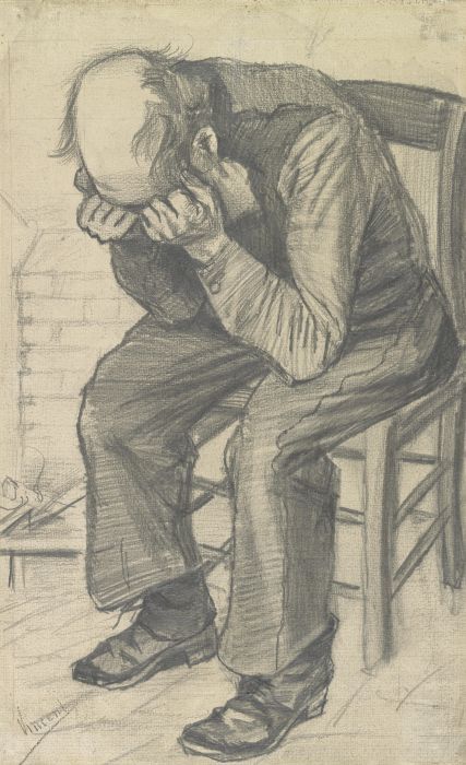 Van Gogh Drawings, Chair Drawing, Vincent Van Gogh Paintings, Christmas In Heaven, Arte Van Gogh, Van Gogh Museum, Charcoal Art, Van Gogh Paintings, Man Sitting