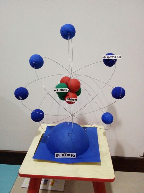 Diy Atom Model, Boron Atom Model Project, Molecule Model Projects, Atom Project Ideas Models Middle School, Chemistry Working Models, Bohr Model Project Ideas, Chemistry Working Models Project, Atom Project Ideas, Atomic Model Project Ideas