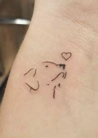 Chi Tattoo, Yorkie Poo, Horse Tattoo, Minimalist Tattoos, Dog Tattoo, Dog Tattoos, Minimalist Tattoo, Tattoo Art, Jesus Fish Tattoo