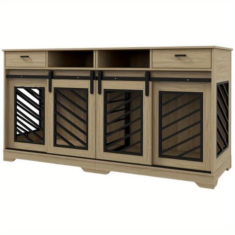 Faster shipping. Better service Modern Dog Kennel, Double Dog Crate Furniture, Pet Crate Furniture, Custom Dog Crate, Collapsible Dog Crate, Kennel Furniture, Dog Crate End Table, Double Dog Crate, Dog Crate Table