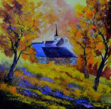 Rochefort+abbey,+painting+by+artist+ledent+pol Pol Ledent, Simple Flyer, Fine Art Gallery, Original Fine Art, Free Art, Flyer Design, All Art, Sale Artwork, Art Boards