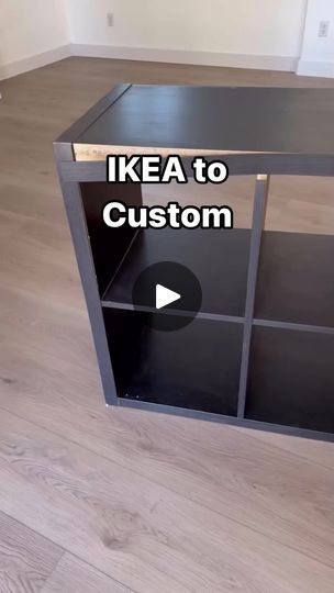 Ikea Kallax Garage, Doors For Ikea Cubes, Cube Shelf Into Cabinet, Ikea Box Shelf Cubes Ideas, Ikea Sitting Room Ideas, Kallax Drawer Insert Hack, Ikea Tv Stand Ideas, Hack Kallax Ikea, Kallax Hack Living Room