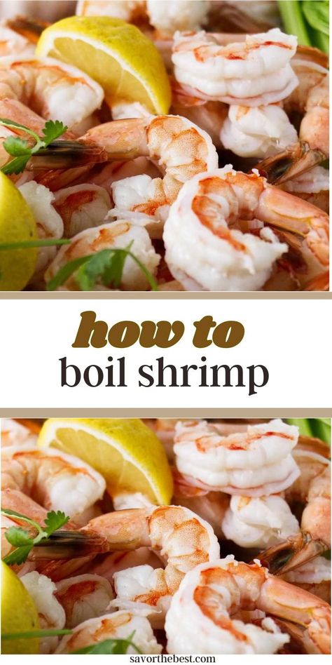 If you’ve ever wondered how to boil shrimp, this simple recipe is for you! The process is so quick and easy and allows for customization. Whether you’re preparing for a shrimp cocktail platter or crafting a fresh shrimp salad, our boiled shrimp recipe results in juicy, tender shrimp, every single time. How To Boil Shrimp For Shrimp Cocktail, Boiling Shrimp For Shrimp Cocktail, Boiled Shrimp Cocktail Recipe, Boil Shrimp On The Stove, Boiled Shrimp Old Bay, Shrimp Boil Stovetop, Shrimp Cocktail Platter, How To Boil Shrimp, Boiled Shrimp Recipe