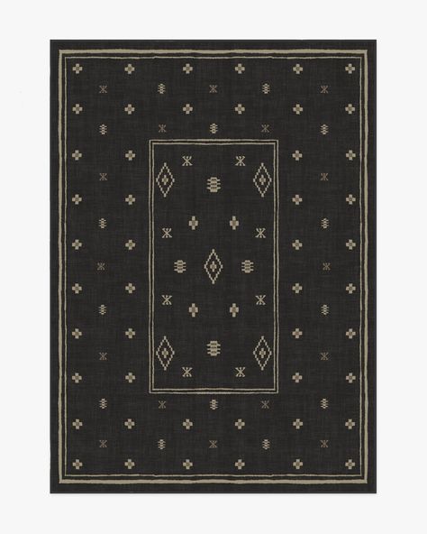 Yellow Grey Rug, Charcoal Background, Black Runner Rug, Ruggable Rug, Southwestern Design, Gold Rug, Bohemian Area Rugs, Rug Stain, Black Area Rugs