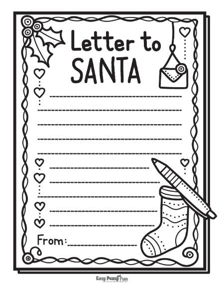 Discover the magic of Free Printable Letter to Santa Templates, a heartwarming collection of Christmas crafts for kids designed to spread holiday cheer and create treasured memories. Have kids write letter to Santa and color the template. Free Printable Letter To Santa Template, Printable Letter To Santa Template, Blank Santa Letter Printable, Santas Letter Template, Letter For Santa Free Printable, Free Letter To Santa Printable, Letters To Santa Free Printable, Free Santa Letter Printable, Santa Letters To Kids Free Printable