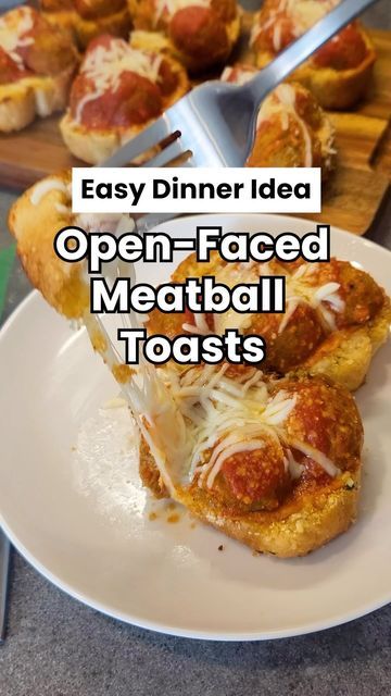 SavoryOnline on Instagram: "Dinner in no time! 🙌 Meatballs on Texas toast with cheesy topping…what more can you ask for? 🤩 Link in bio and 👇. https://www.savoryonline.com/recipes/open-faced-meatball-toasts/ #savory #savoryonline #savoryrecipes #fastfresheasy #foodgoals #foodpic #foodstagram #foodie #instafood #instafoodie #instagood #eats #eeeeeats #tasty #yum #hungry #nom #eatingfortheinsta #forkyeah #chefmode #delish #reels #reelsofinstagram #foodreels #cookingreels #texastoast #meatballs" Meatball Dinner, Texas Toast, Frozen Meatballs, Cheese Toast, Balls Recipe, Food Goals, Quick Dinner, Meatballs, Nom Nom