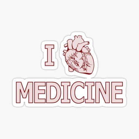 Anatomical Stickers | Redbubble Med Student Aesthetic, Love Medicine, Heart Medicine, Medical School Quotes, Doctor Quotes Medical, Doctor Stickers, Doctor Quotes, Medical Stickers, Student Aesthetic