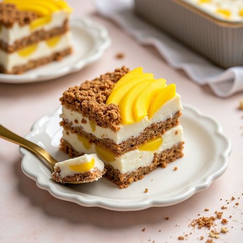 🥭 Easy Mango Float - The Perfect No-Bake Summer Dessert! 🍰✨ Looking for a refreshing and simple dessert? This Easy Mango Float is your answer! With layers of creamy goodness and sweet, juicy mangoes, it's the ultimate summer treat. 🍑🍧 Ingredients: 2 ripe mangoes, peeled and sliced 2 cups all-purpose cream 1 can condensed milk 1 pack Graham crackers 1/4 cup fresh milk (optional) Instructions: Prepare the Cream Mixture: In a large mixing bowl, combine the all-purpose cream and condensed mil... Mango Graham Float, Mango Float, No Bake Summer Desserts, Simple Dessert, Cookies Recipes, Fresh Milk, Summer Dessert, Summer Treats, The Cream