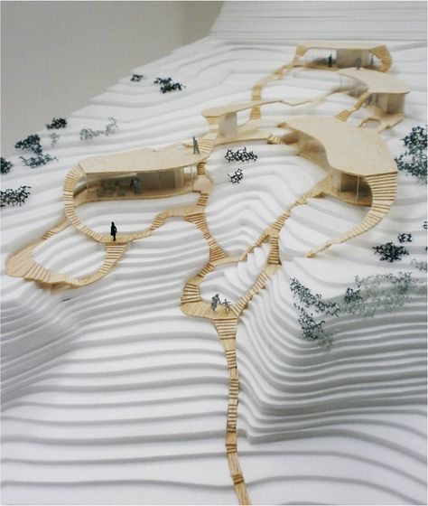 Tectonic Architecture, Architecture Model Trees, Cubes Architecture, Kinetic Architecture, Folding Architecture, Black Architecture, Origami Architecture, Site Model, Design Houses