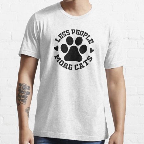 Perfect gift for cats lovers! Mutt Dog, Spay And Neuter, Buy Less, Cat Essentials, Paw Prints, Dog Tshirt, Animal Lovers, Cat Lover Gifts, For Cats