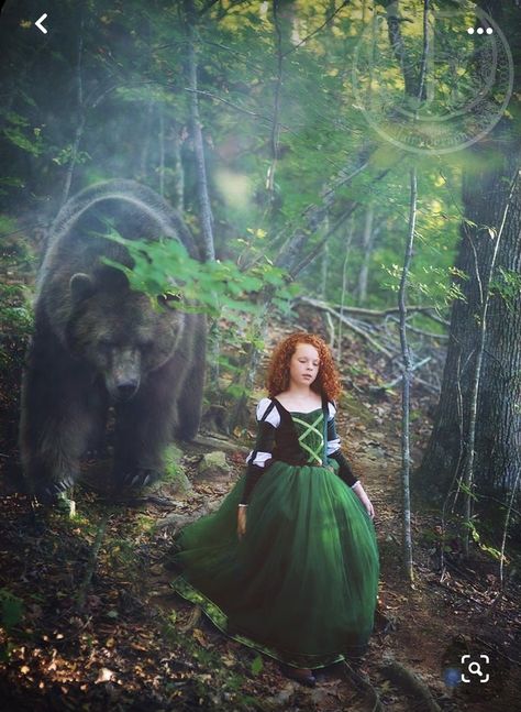 Enchanted Photoshoot, Disney Princess Photography, Brave Photography, Recital Themes, Merida From Brave, Princess Photoshoot, Princess Shot, Princess Photography, Princess Photo Shoot