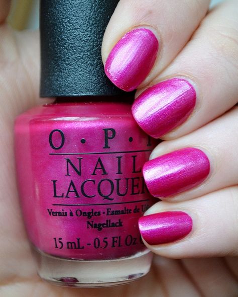 OPI Flashbulb Fuschia #OPI #Nails #NailPolish #ColorfulNails Opi Nail Colors, Toe Polish, Polish Nails, Perfect Manicure, Nail Stuff, Nail Colours, Nail Salons, Opi Nail Polish, Opi Nail Lacquer