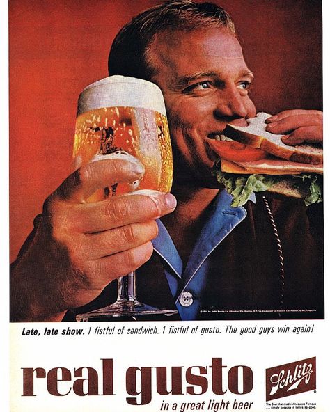 Retro Ads on Instagram: “It’s go time. #retro #retroads #vintage #advertisement #schlitz #beer #beeradvertising #sandwich” Pilgrim Sandwich, Beer Advertisement, Schlitz Beer, Beer Advertising, Beer Prints, Beer Ad, American Beer, Beer Poster, American Illustration