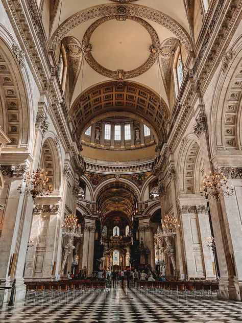 At Paul’s Cathedral, St Pauls Cathedral London Interior, St Pauls Cathedral London Photography, Saint Pauls Cathedral London, St Paul's Cathedral London, Saint Paul Cathedral London, Hogwarts Staircase, Cathedral Inside, Christian Architecture