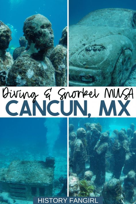 Cancun Underwater Museum, Cancun Snorkeling, Jason Decaires Taylor, Underwater Museum, Cancun Travel, Cancun Trip, Underwater City, Travel Mexico, Underwater Art