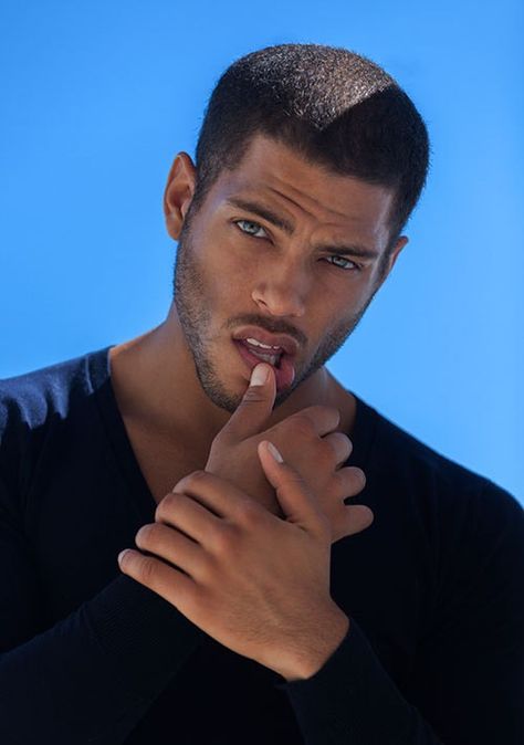 Isha Blaaker, Black Male Models, Foto Poses, Black Man, Black Boys, Male Face, Man Crush, Good Looking Men, Male Beauty