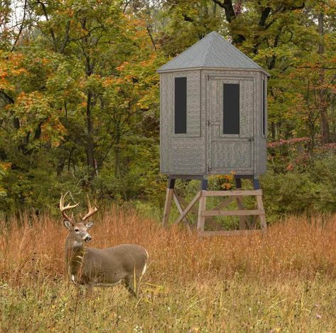 Hunting Blinds | Ground Blinds & Deer Blinds - Little Cottage Co Deer Hunting Stands, Shooting House, Hunting Stands, Ground Blinds, Deer Blind, Hunting Diy, Coyote Hunting, Deer Hunting Blinds, Hunting Life