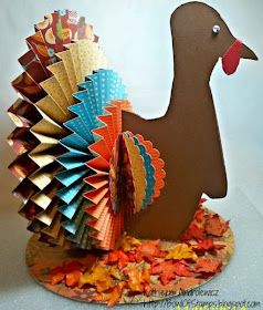 Life's like a Bowl of Stamps: Home Decor Thanksgiving Turkey Centerpiece & Tutorial Turkey Decorations Diy, Turkey Craft Ideas, Hand Turkey Craft, Turkey Diy Crafts, Centerpiece Tutorial, Thanksgiving Crafts Decorations, Paper Centerpieces, Fun Thanksgiving Crafts, Diy Turkey