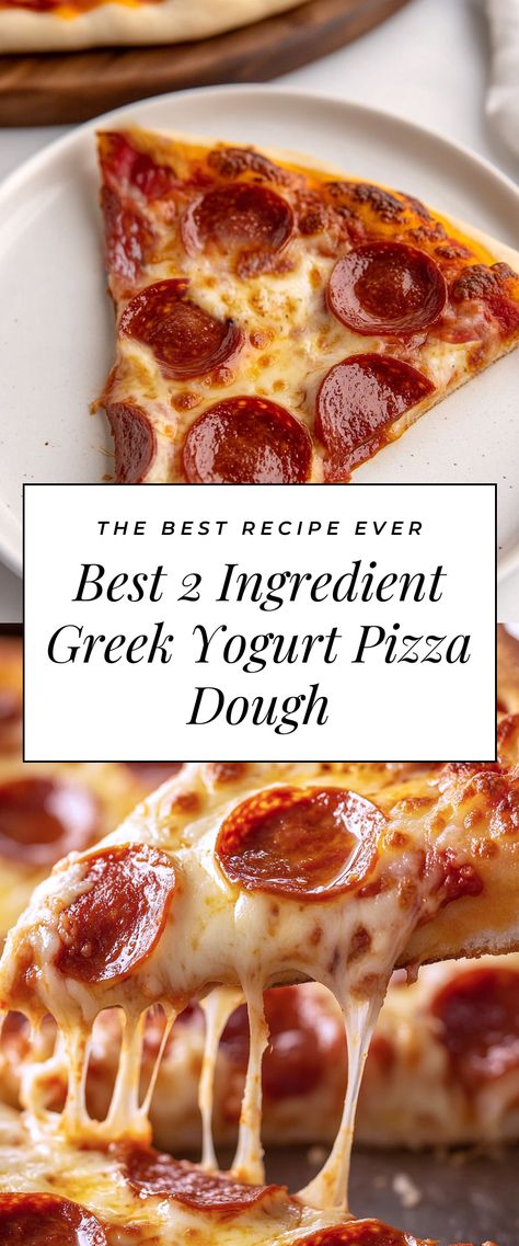 Image for Best 2 Ingredient Greek Yogurt Pizza Dough Pizza Dough Recipe Honey, Greek Yogurt Pizza Dough, Greek Yogurt Pizza, Easy Healthy Pizza, Yogurt Pizza, Yogurt Pizza Dough, Healthy Homemade Pizza, 2 Ingredient Pizza Dough, Family Pizza Night