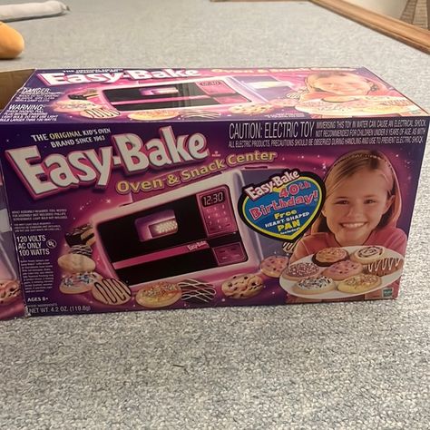 Easy Bake oven and snack center Snack Center, Kids Oven, Easy Bake Oven, Cake Mixes, Easy Bake, Girls Ask, Easy Oven, My Brother, Easy Baking