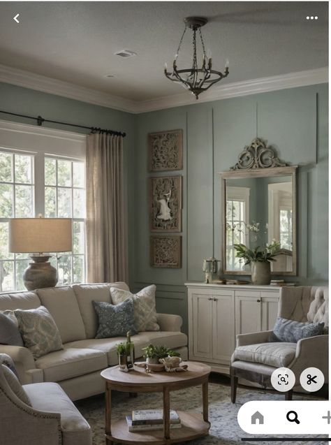 Duck Egg Blue Living Room, Tv Snug, Duck Egg Blue Bedroom, London Living Room, Color Palette Living Room, London Living, Blue Room, Country Living Room, Blue Rooms