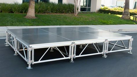 5 Factors for Choosing the Right Portable Stage Church Stage Design Ideas Backdrops, Gear Room, Portable Stage, Portable Ramps, Outdoor Stage, Exhibition Building, Performance Stage, Construction Diy, Church Stage Design