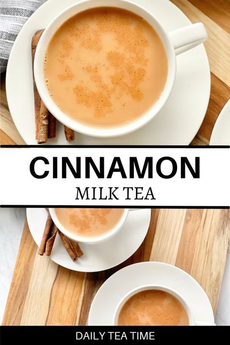 Cinnamon Milk Tea, Pumpkin Chai Tea, Black Tea Recipe, Holiday Flavors, Teas Recipes, Tea Latte Recipe, Milk Tea Recipes, Matcha Green Tea Latte, Cinnamon Benefits